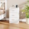 Bedside Table with Charging Station 3 Drawer Storage USB Type C Ports